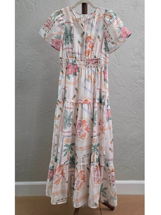 Ott Dresses & Skirts - D49. Short Sleeve Maxi‎ Dress